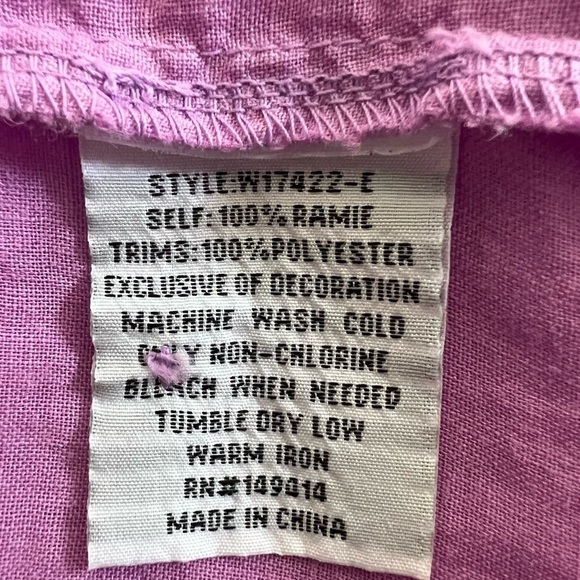 Johnny Was Osiris Relaxed Button Down Shirt Size XS NEW - Picture 10 of 12